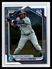 🔥 BRANDO MAYEA 2024 BOWMAN CHROME PROSPECTS RC # 84