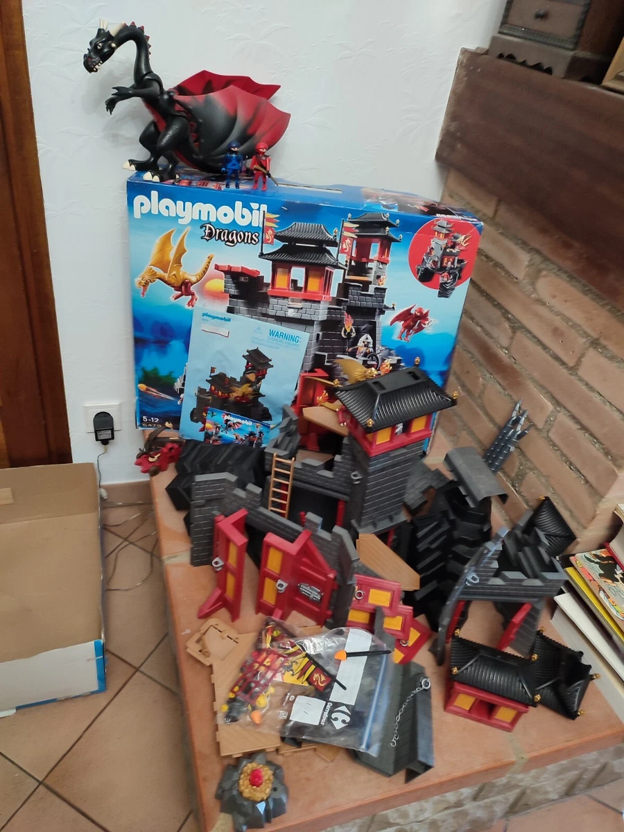 Figurine Playmobil Moyen-Âge : Astrid Cavalière De Dragon - Cheveux Blonds Tressés - Occasion Bon état