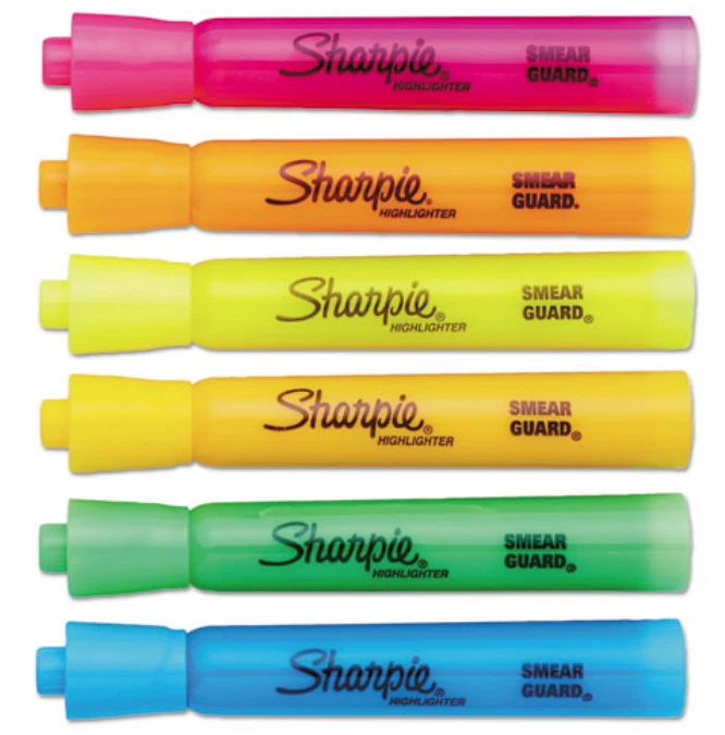 Resaltadores de punta de cincel, elige tu marca, estilo, color, Foto 3 de 4