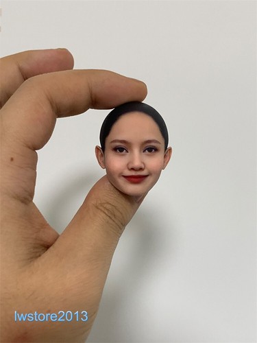 1:6 Lisa Beauty Girl Head Sculpt Carved For 12" Female Action Figure Body Toys - Picture 6 of 7