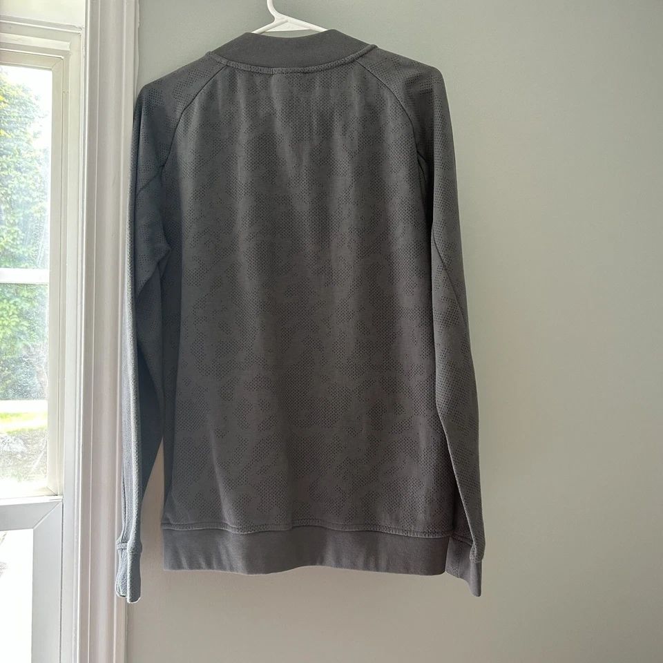 Chaqueta suéter Umbro completa con cremallera para mujer gris talla XL bolsillos Foto 2 de 4