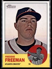 2012 Topps Heritage Freddie Freeman Atlanta Braves #53