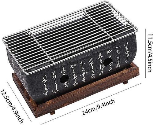 Japanese Style Barbecue Grill Portable Food Charcoal Stove/Bbq Plate Household B - Picture 2 of 12