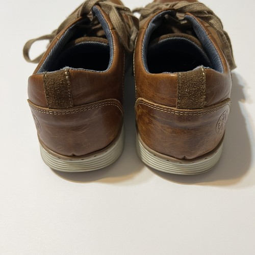 Bull Boxer Rolynd Brown Oxford Casual Shoes Men Sz 8 Brown Leather Laces - Picture 6 of 14
