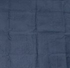 1 New Royal Velvet Scalloped Standard Pillow Sham Textured Floral Blue Cottage 