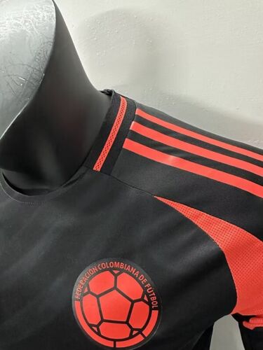 NEW Colombia BLACK Soccer Jersey 24/25 Player LARGE Version Camisetas Talla L - Picture 3 of 7