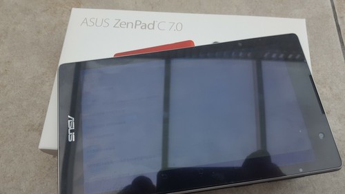 1 TIME USED ASUS ZENPAD C7.0 16GB Z170C WITH PROTECTOR CASE. - Bild 1 von 6