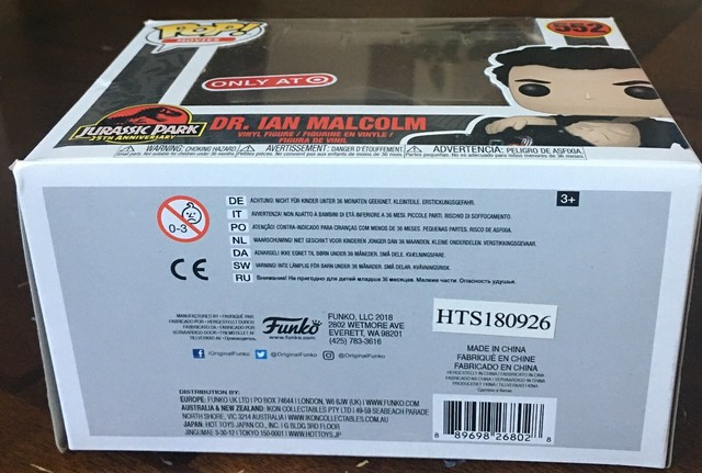 Ian Malcolm Wounded #552 Jurassic Park 25th Target for sale online Funko Pop Dr