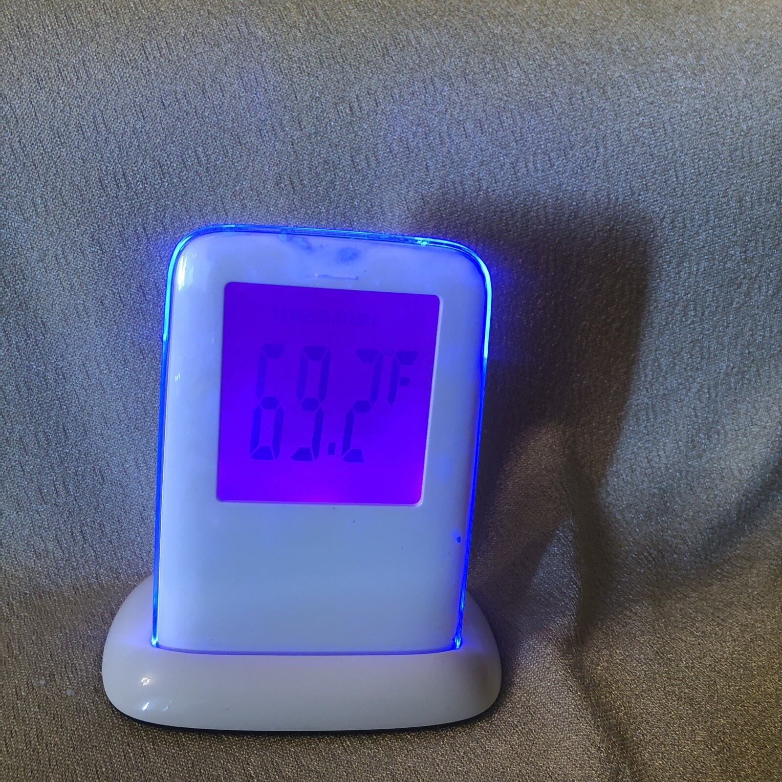 Digital Alarm Clock with LED Display, Temp Sensor & Color Change-image