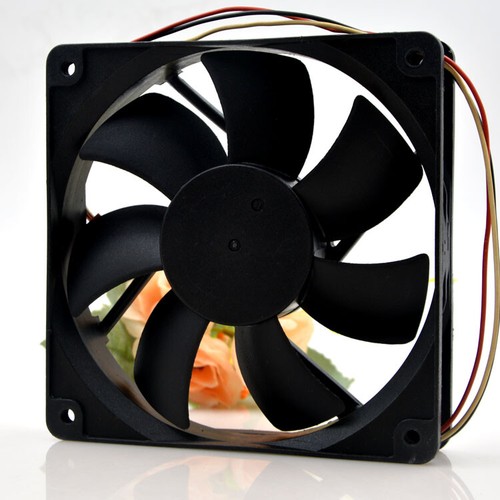 1pc ADDA CFX-120F 12025 12CM 12V 0.24A 3-wire Double Ball Silent Cooling Fan - Picture 2 of 5