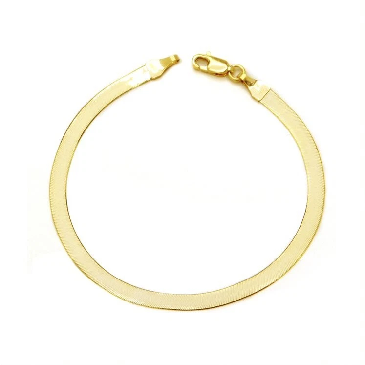 9ct gold herringbone bracelet sale