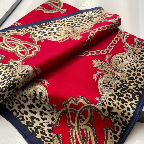 Women's 100% Pure Mulberry Silk Small Square Scarf - Neckerchief Women - Silk... - Picture 5 of 6