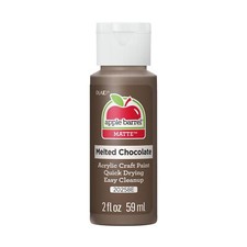 Apple Barrel Acrylic Paint in Assorted Colors 2 oz , 20258, Melted Chocolate