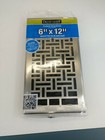 Decor Grates Baudot style 6X12 Steel Floor Register. NEW