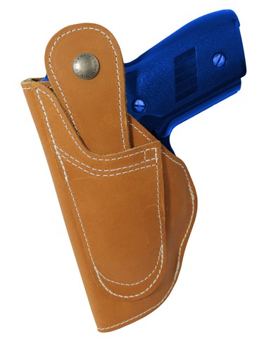 New Barsony Tan Leather 360Carry 12 Option OWB IWB Holster Compact 9mm 40 45  - Picture 6 of 10