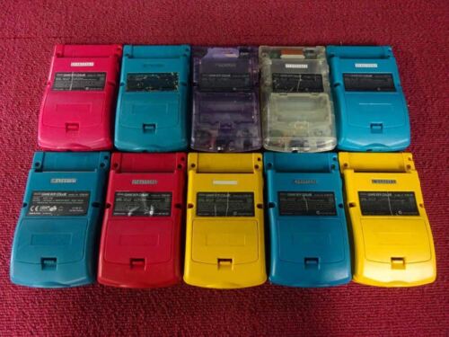 Set di 10 console casuale Nintendo GameBoy Color GBC spazzatura USATA - Foto 2 di 8