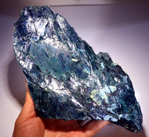 9 Zoll Serpentin Einkristall, E Broughton, Quebec, Kanada! SE103 - Bild 1 von 6