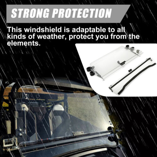 Klar Windschutzscheibe Flip für Polaris RZR 800 570 / RZR XP 900 / XP 4 800 900 11-14 - Bild 3 von 22