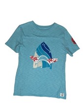 Shark Graphic T-Shirt Boys XXL 14-16 GAP Blue Summer Vacation Beach Surfing