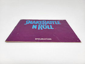 Snake Rattle N Roll Nintendo NES Instruction Manual Notice NES-RJ-FRG-1