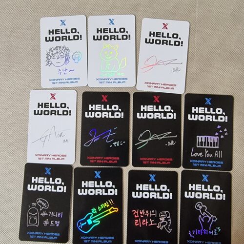Xdinary Heroes - X 1st Mini Album Hello, world! Official album PHOTOCARD - Picture 3 of 43