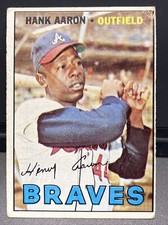 1967 Topps Baseball #250 Hank Aaron