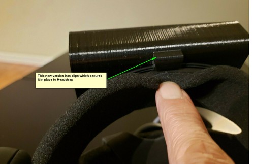 for HTC Vive VR Wireless Battery Holder for the Deluxe Audio Strap - New version - Picture 4 of 11