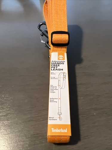 Timberland Ajustable Manos Libres Mascota Pestaña Amarillo Ajuste 44” Cintura Reflectante - Imagen 4 de 6