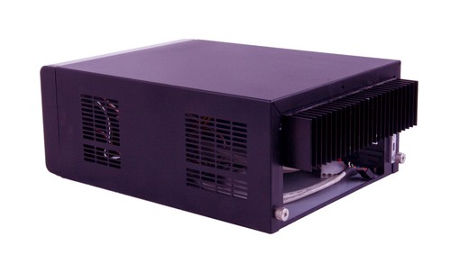 CUBE MINI ITX GEHÄUSE für MINI iTX 17x17 cm BOARD Alu-Stahl 2 xUSB 1 xFireWire - Bild 2 von 5