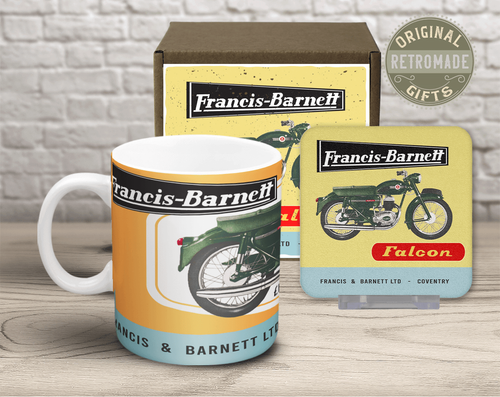 FRANCIS BARNETT Falcon - Retro Style Enthusiasts Mug & Coaster - 第 1/5 張圖片