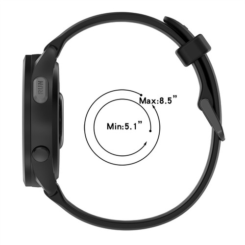18MM 20MM 22MM Two-color Textured Strap Watch Strap for Forerunner165 - Picture 4 of 33
