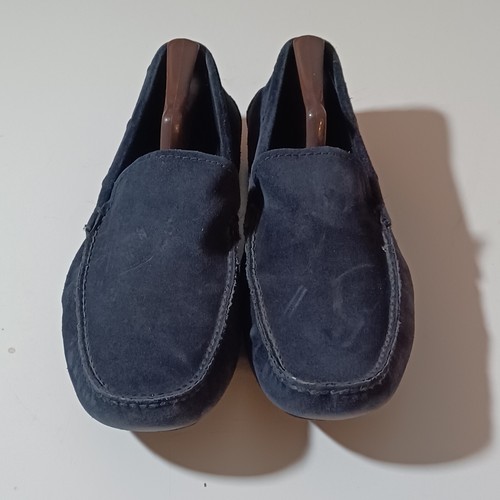 Prada Black Leather Loafers 2D1101 Moccasin Driving Shoes Slip-on Sz 9 Italy - Picture 3 of 10