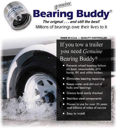 Genuine Bearing Buddy 1.980 Chrome Plated - Includes Vinyl Cover Pairs - Picture 5 of 9