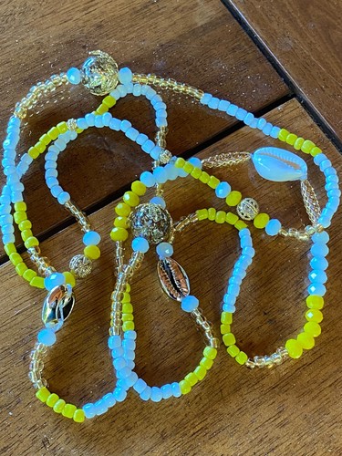 Collana Aje Igbe Orisha Gala Santeria Yoruba Religione Oshun Aye Igbe NeckleceGala - Foto 4 di 5