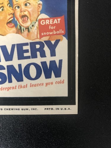 1979 Topps Wacky Packages Sticker Ivery Snow soap NG Tan - Picture 5 of 6