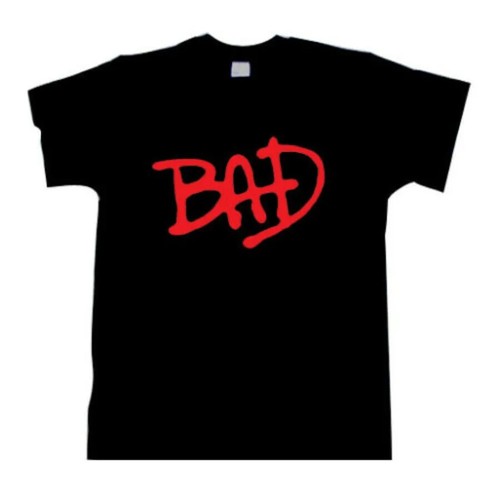 Michael Jackson T-Shirt Bad Moonwalker King of Pop Tee Baumwolle O-Neck Kurzarm - Bild 1 von 3