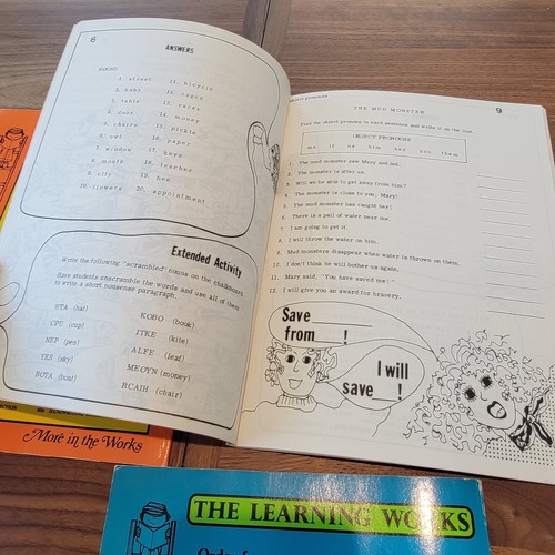 3 Vintage 1970er The Learning Works Arbeitsbücher Grammatik Lernen Fähigkeiten Wörter Ephemera - Bild 10 von 12