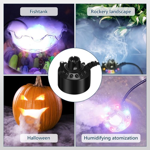 Ultraschall Vernebler,Mini Nebelmaschine,12 LEDs Lichtern Nebelhersteller DE - Bild 9 von 12