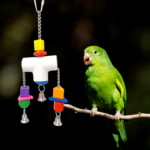 Jingler de extracción de cuentas 802 - juguete interactivo hecho a mano para jaula para pájaros, patas para tirar - Imagen 2 de 7