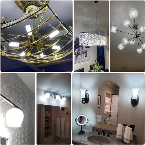 Diodesy 4PK LED T6 Mini Light Bulb, 4.5W, 40W, 2700K, 340LM, CRI80, 120V - Picture 4 of 5