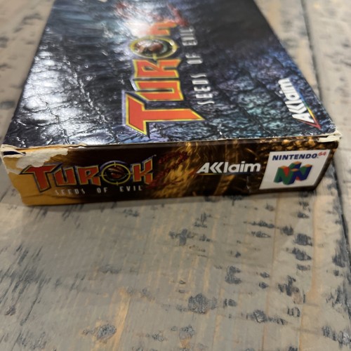 Turok 2: Seeds of Evil N64 Nintendo 64 Complete In Box CIB Authentic & Tested!  - Picture 9 of 12