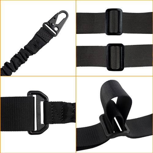 Tactical 2 Points Rifle Sling Gun Shoulder Strap with Removable Strap Pad - Picture 4 of 12