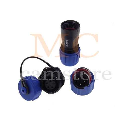 WEIPU SP11 5Pin Electrical Wire Cable Connector,Circular Waterproof Plug Socket - Picture 8 of 8