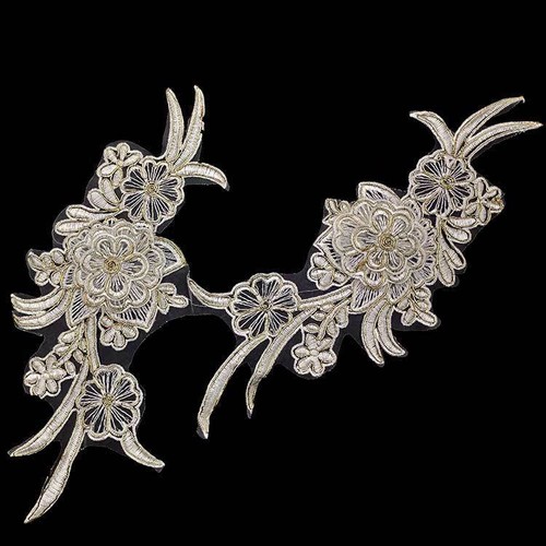 Applique Lace Fabric Sewing Embellishments Trims Patch DIY Neck Collar Decors - Picture 59 of 500