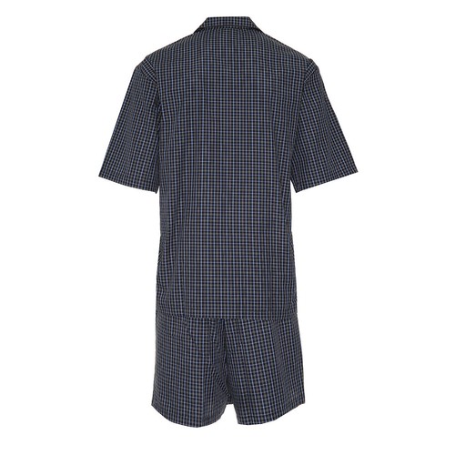 Champion Check Pyjamas Short Sleeve Elasticated Waist Button Fly Mens Richmond - Picture 6 of 7