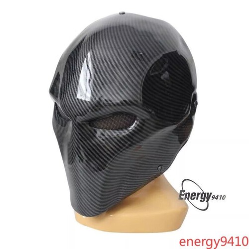 Halloween Mask Masked Ball Mystery Person GFRP Full Face Protection Wire Eye 1PC - Picture 8 of 12