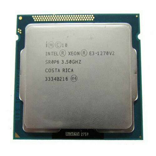 Intel Xeon E3-1270 V2 CPU Quad-Core SR0P6 3,5 GHz 8M 5 GT/s LGA 1155 Prozessor - Bild 1 von 2