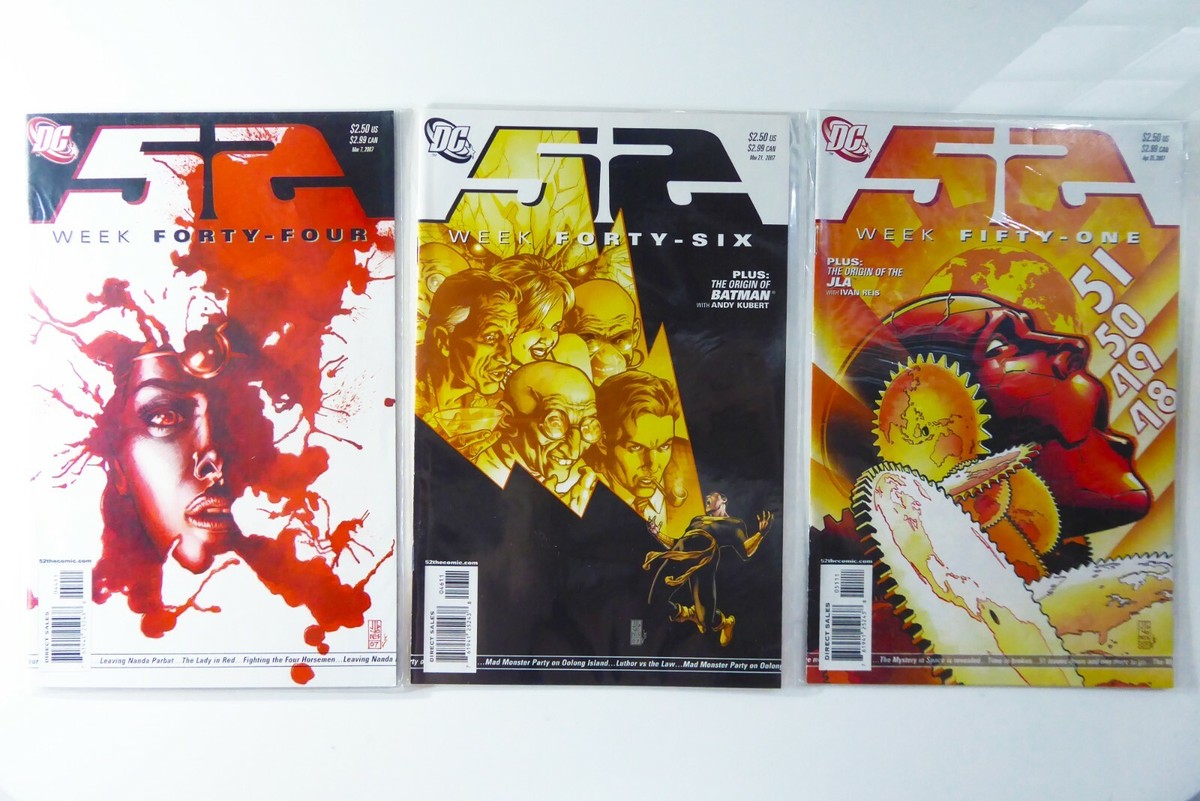 DC 52 WEEK #10 13-20 22 24 25 27 28 30 31 35 36 37 41 42 44 46 51