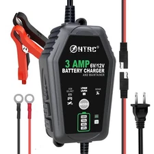Aorika 3 AMP Battery Charger 6V/12V Smart Car Battery Charger Trickle Charger...