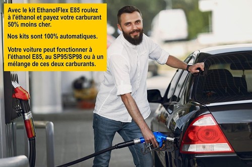 KIT E85 4 Cyl. BOITIER ETHANOL FLEX E85 POUR: PEUGEOT, CITROEN, FORD, RENAULT - Imagen 3 de 12